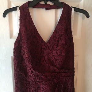 Bridesmaid dress from David’s Bridal